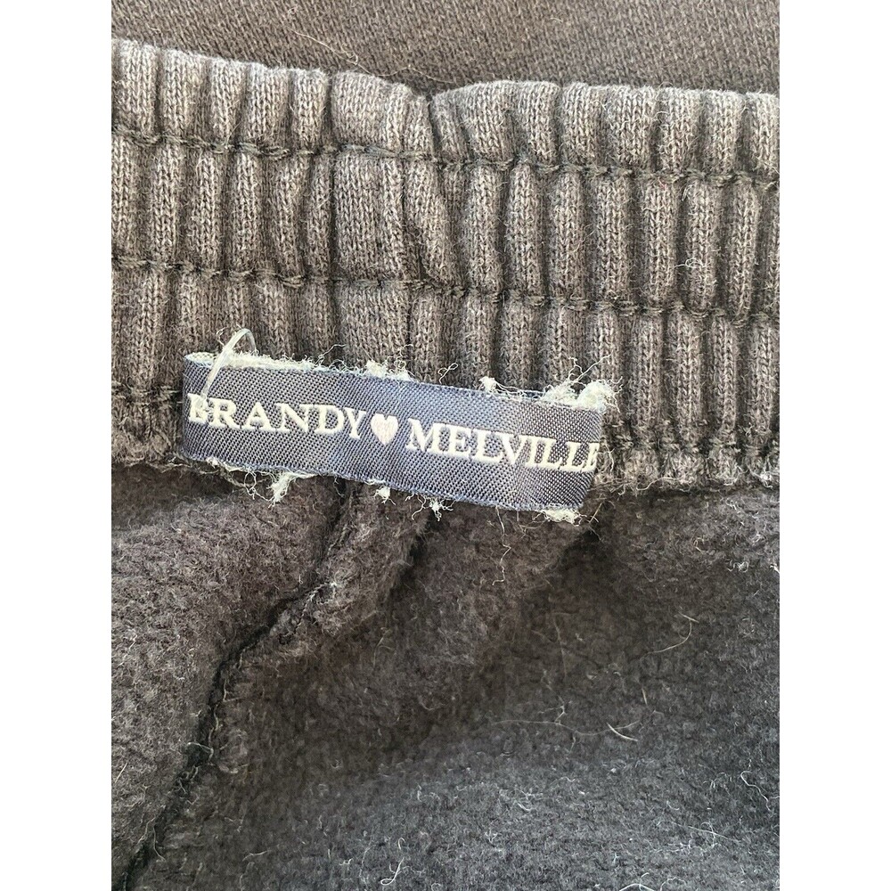 Brandy Melville Womens Los Angeles Sweatpants Joggers Size XS/S Faded Black OS - Picture 8 of 12
